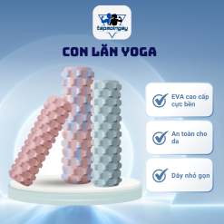 Con Lăn Massage Foam Roller Tập Yoga, Giãn Cơ, Thoải Mái Tại Nhà