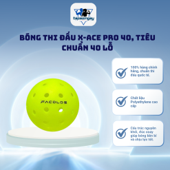 Bóng Thi Đấu X-ace Pro 40, Tiêu Chuẩn 40 Lỗ