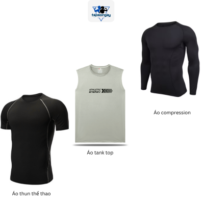 Áo nam tập gym