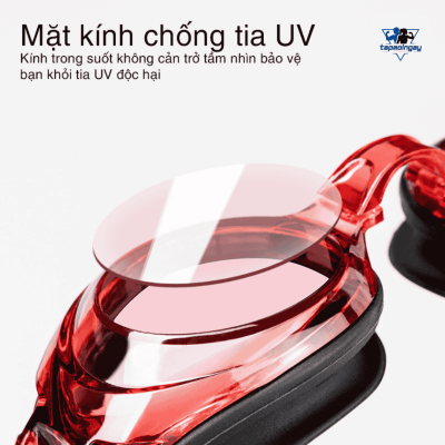 Tròng kính bơi UV 400 chống chói lóa hiệu quả