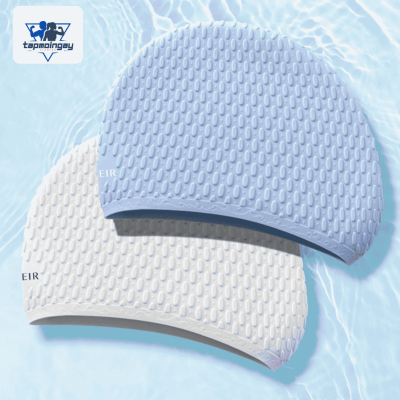 Mũ bơi silicone mềm mại, co giãn phù hợp cho tóc dài